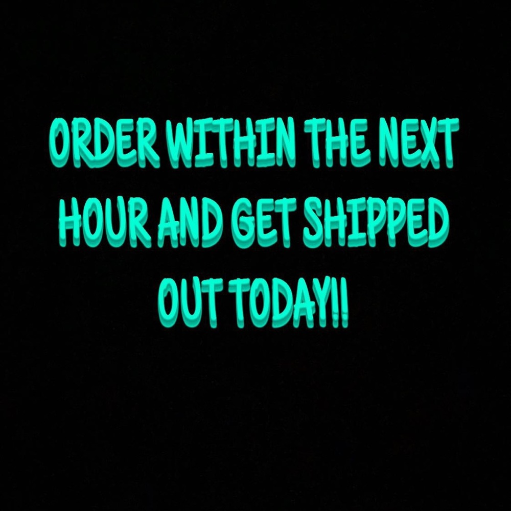 ORDER EVERYDAY BEFORE 1PM & GET SAME DAY SHIPPING